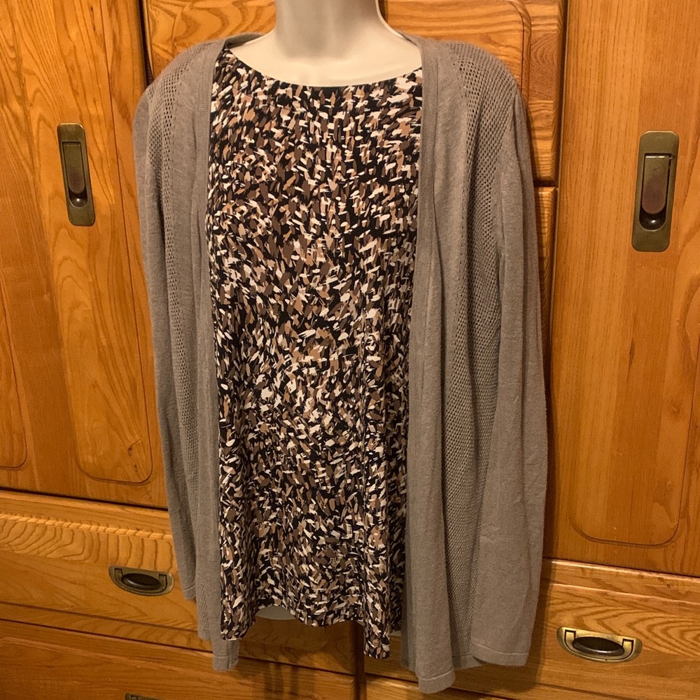 Soft brown cardigan Tagless back to school